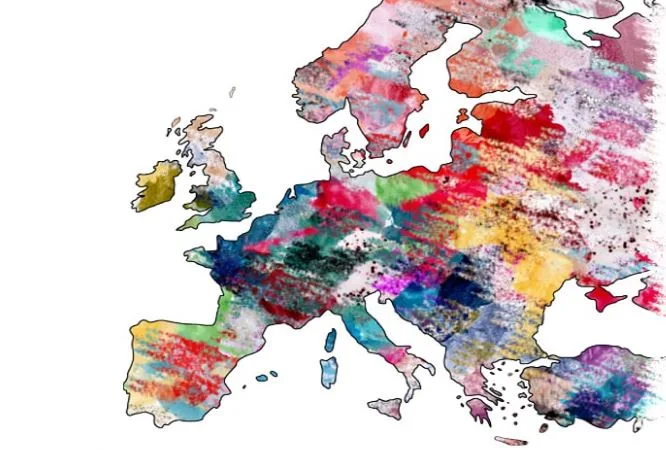 Карта мира 2050 года